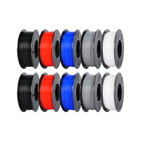 PLA 5-Color Bundle - Plastic 10KG