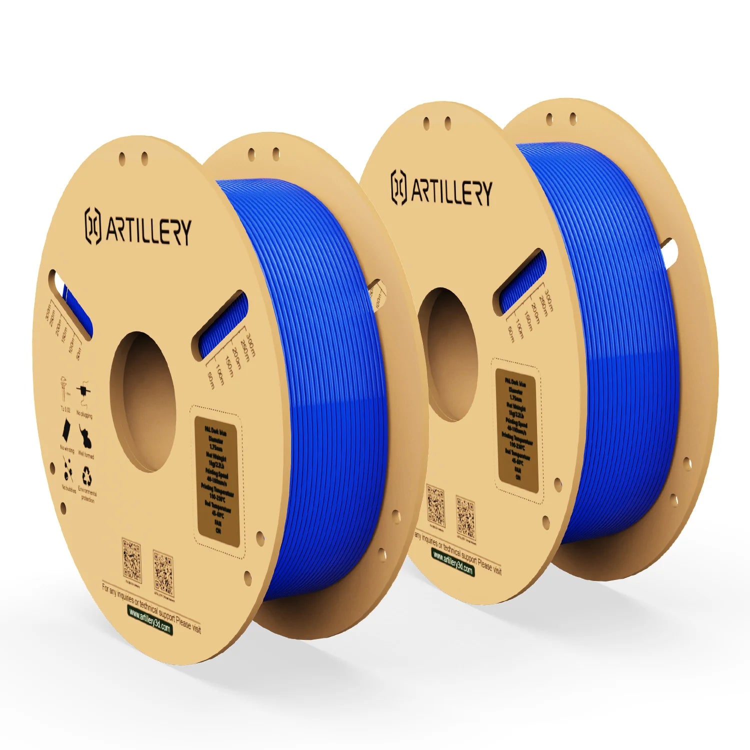 Filament d'imprimante 3D PLA de 1.75 mm de diamètre 1kg