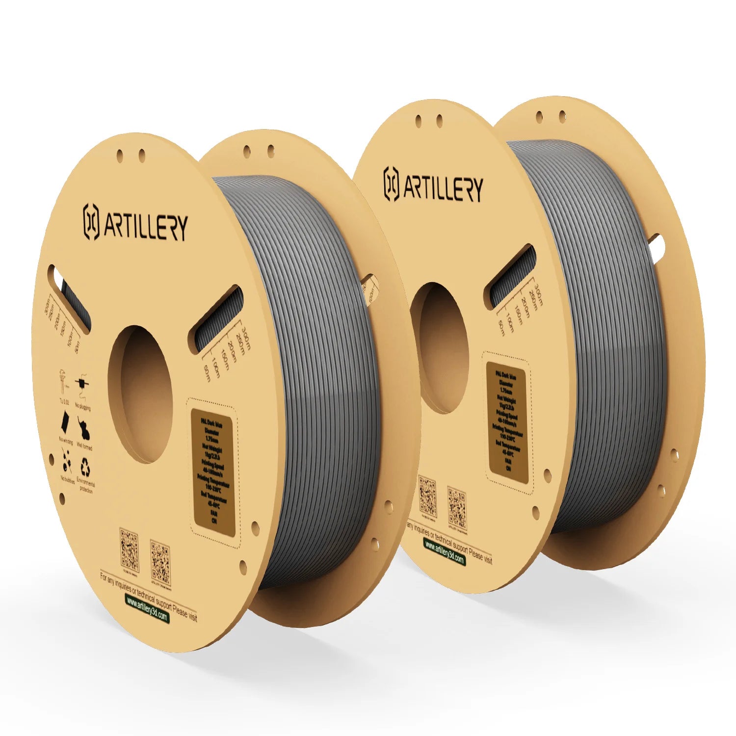 Filament d'imprimante 3D PLA de 1.75 mm de diamètre 1kg