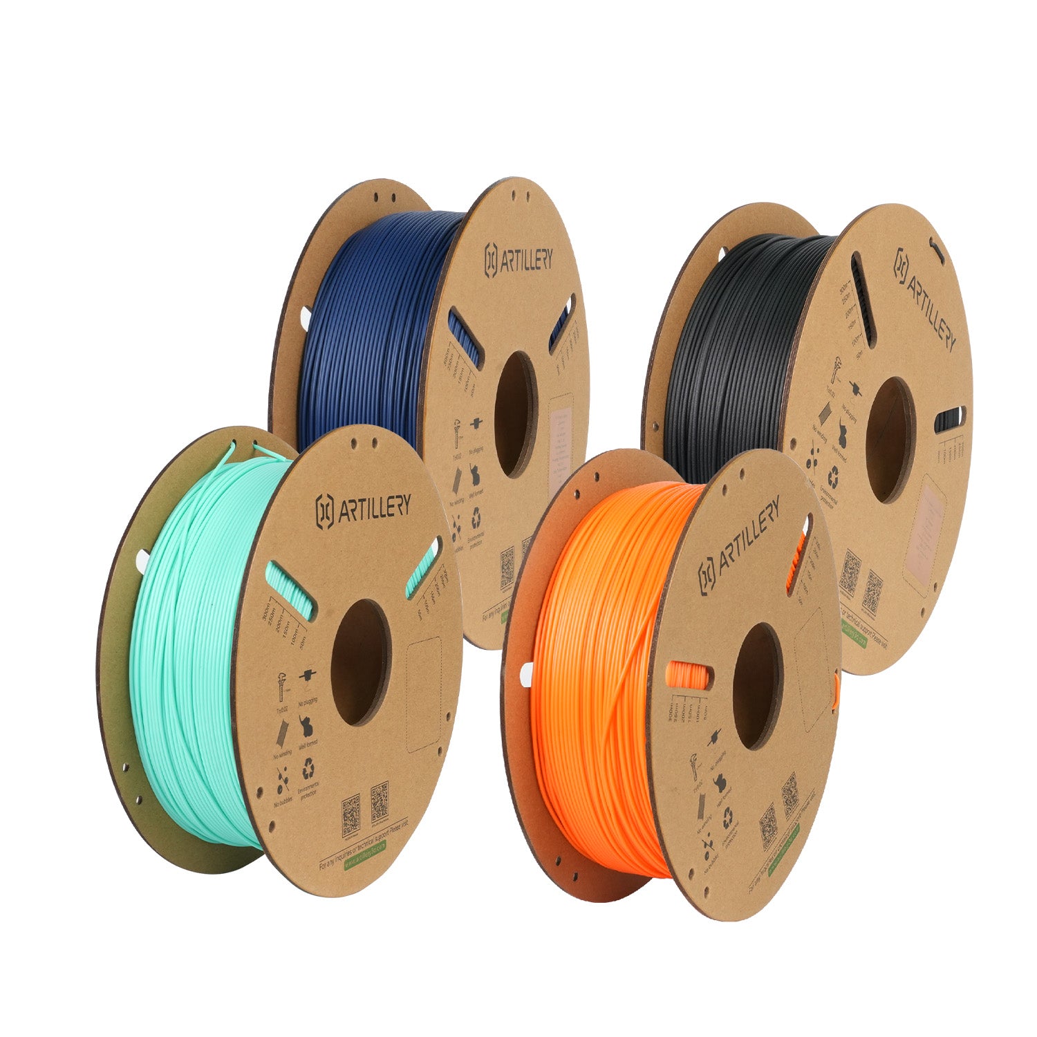 PLA 4-Color Filament Bundle