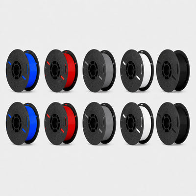 PLA 5-Color Bundle - Plastic 10KG