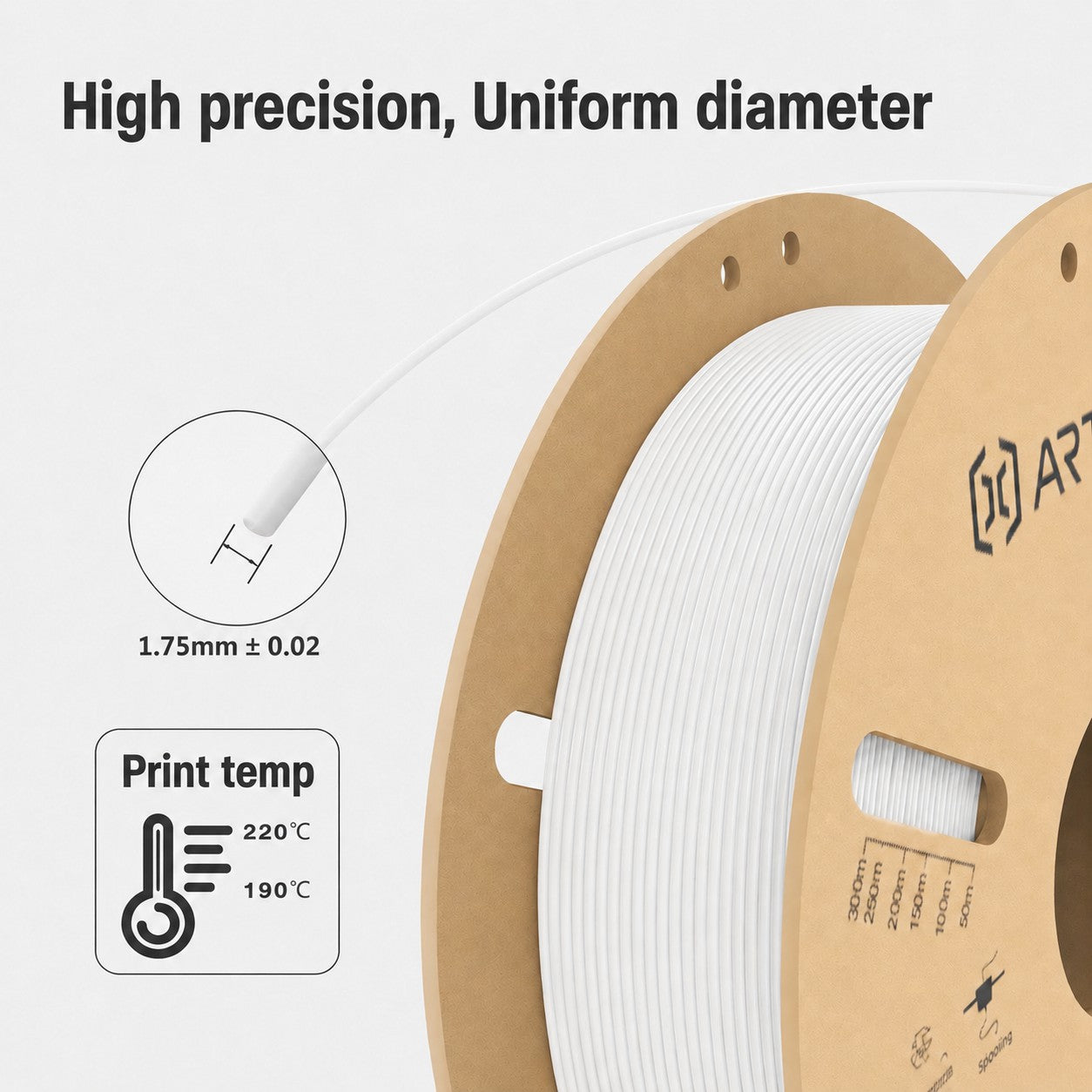 PLA 5-Color Filament Bundle