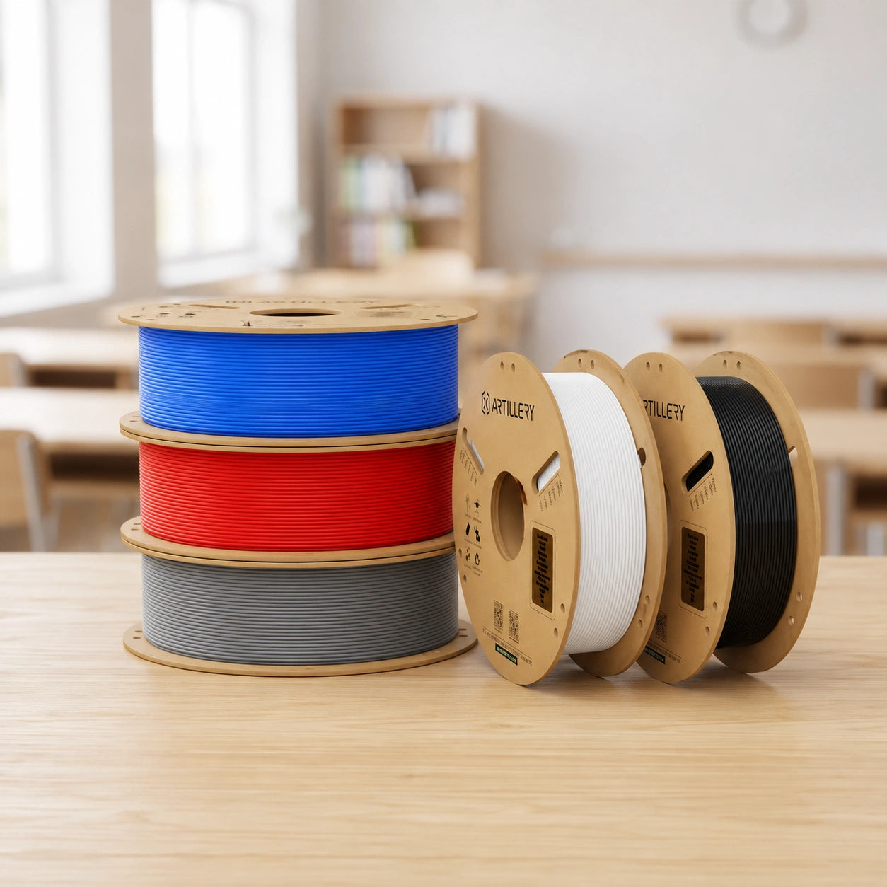 PLA 5-Color Bundle - Cardboard 5KG